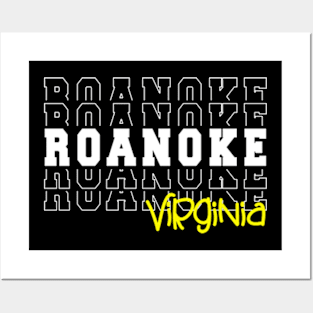 Roanoke city Virginia Roanoke VA Posters and Art